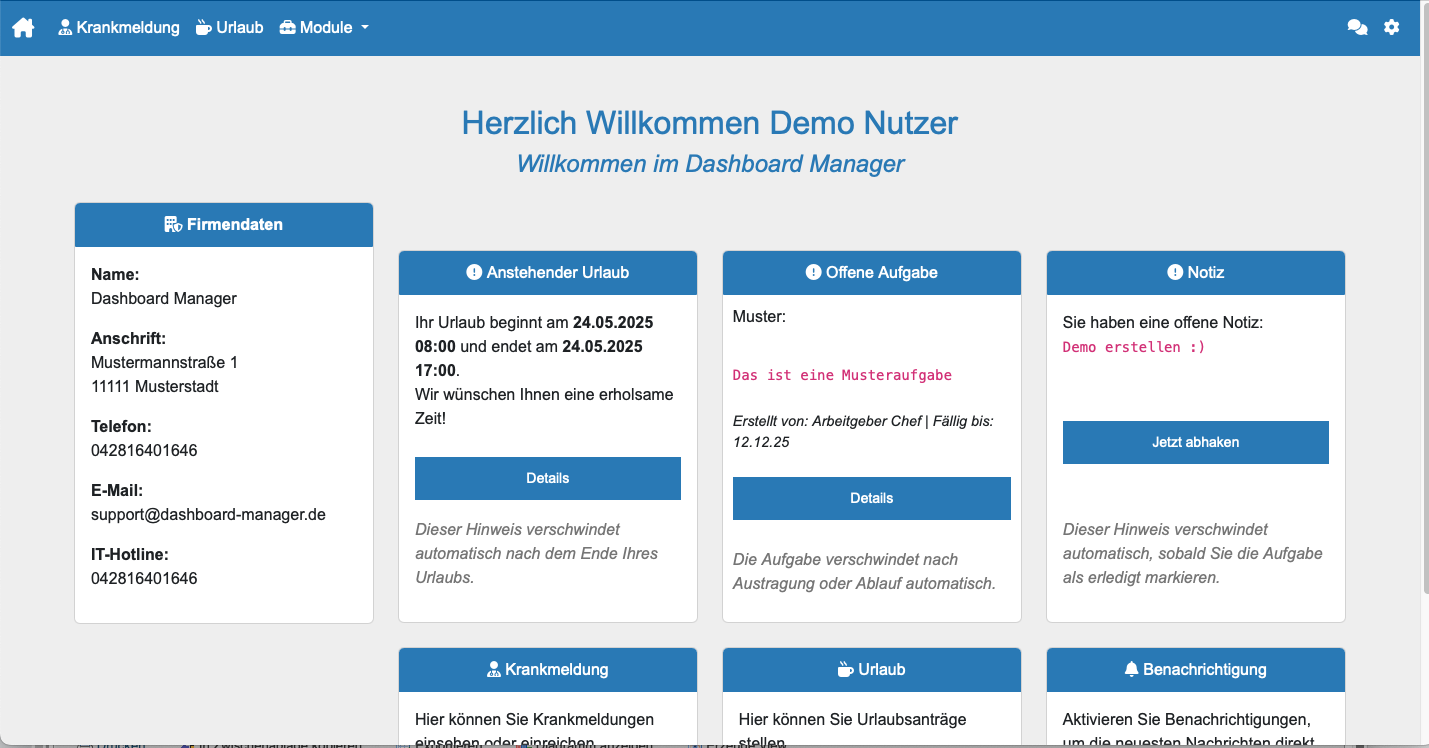 Dashboard Manager
